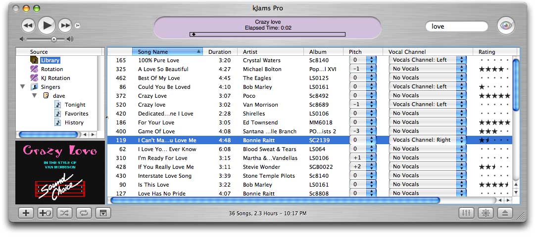 kJams Pro for Mac OS X 1.0.2b47 full kJams Pro for Mac OS X full screenshot